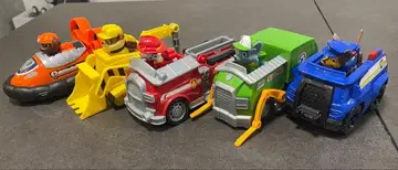 퍼피 구조대 차량 5대 세트