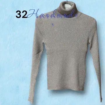 그레이 터틀넥 스웨터 S