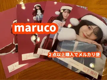 야마시타 시즈키 사쿠라자카46 2025년 산타 의상 브로마이드 4종 컴프