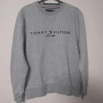 TOMMY HILFIGER 그레이 맨투맨