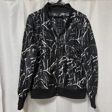 GUESS 블랙 메쉬 자켓 Y2K 시크 스타일