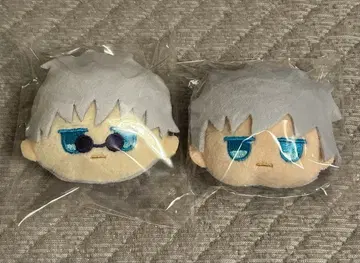 주술회전 페이스 배지 고죠 사토루 봉제 인형