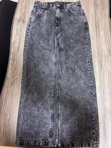 ZARA 데님 EUR 38 블랙 배기