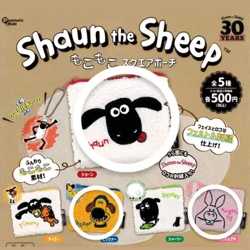 숀더쉽 복슬복슬 스퀘어 파우치 비처 숀 돼지 3종 세트