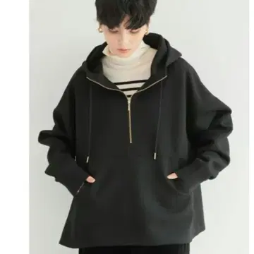 밴야드 스톰 프론트 ZIP 종이상자 후드티 블랙