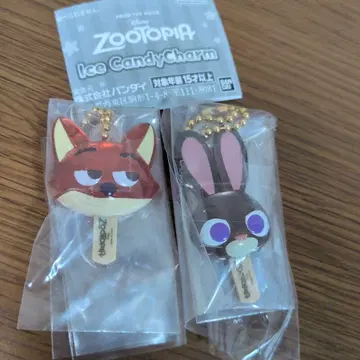 주토피아 아이스캔디 참 주디 닉 가챠