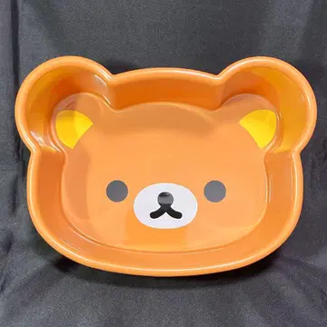 리락쿠마 다이컷 곰 얼굴 모양 트레이 세면대 물통 목욕탕 물통 익명 배송