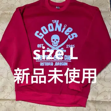 구니스/GOONIES/새상품 L/무비 속기모 트레이닝복 풀오버