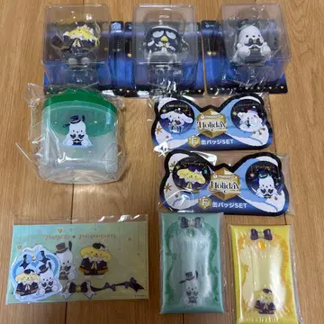 산리오 해피 복권 포차코 폼폼푸딩 바츠마루 피규어 묶음 판매