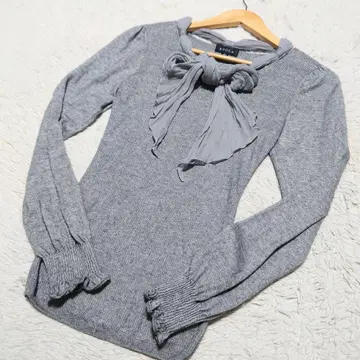 [레어] EPOCA 에포카 보타이 니트 실크 캐시미어 42 그레이