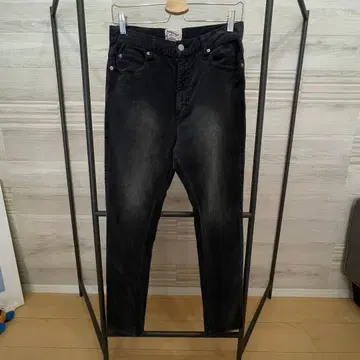 DUFFER 블랙 데님 스키니 팬츠 [ size S ]