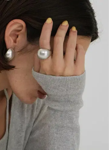 미사용 새상품 CLANE 실버 반지 12호