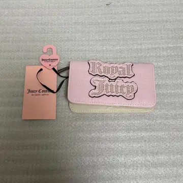 Juicy Couture 이단 접이식 지갑 핑크