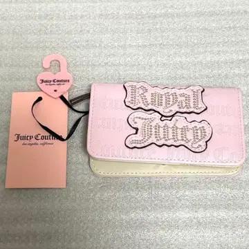 Juicy Couture 이단 접이식 지갑 핑크