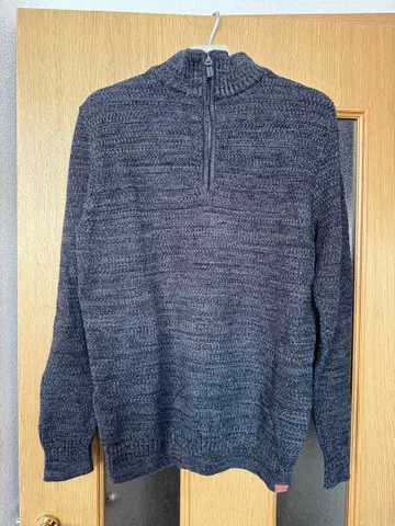 Superdry 극도 건조 하프 지퍼 니트 스웨터 L