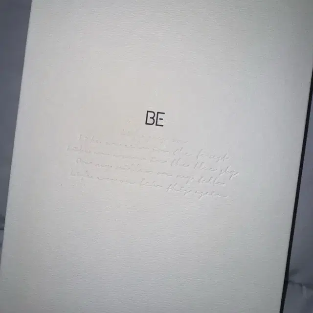 방탄소년단 BTS BE essential 에센셜 버전 초판본