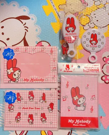 마이멜로디 빨간 망토 90년대 산리오 브러쉬 거울 손거울 사진 프레임