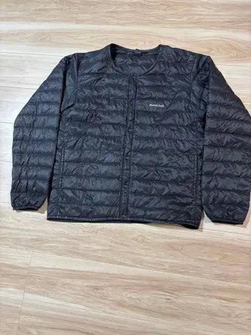 몽벨 다운 자켓 스페리오 다운 라운드넥 자켓 블랙 블랙