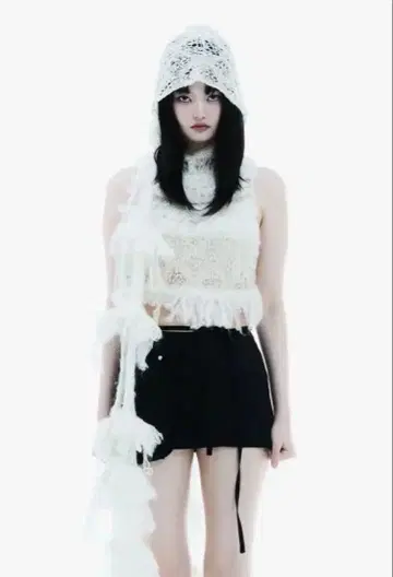 theredthread S knit tank top cocoon wh