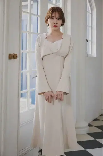 Elsie Twist-Front Dress 하립투 S사이즈