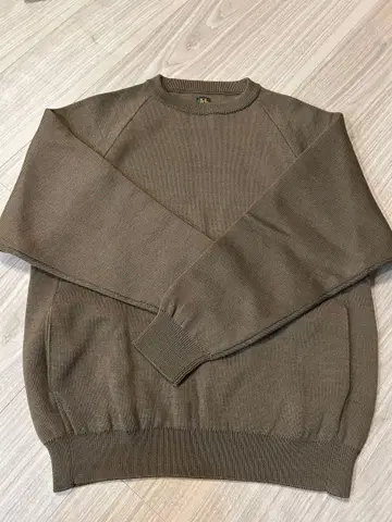 BATONER 카키 니트 스웨터