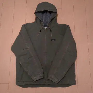 파타고니아 라인드 캔버스 후디 자켓 올리브 XL