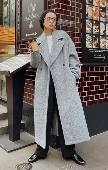 Ungrid 슬라이버 체스터 롱 코트