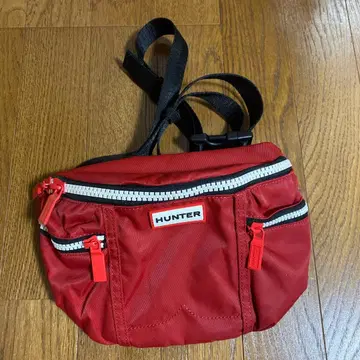 HUNTER 레드 바디백