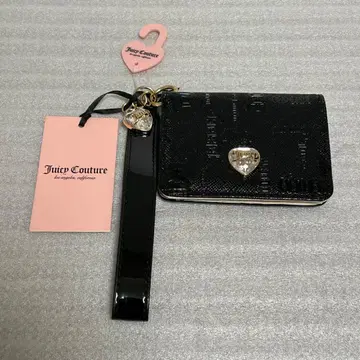 Juicy Couture 블랙 이단 접이식 지갑