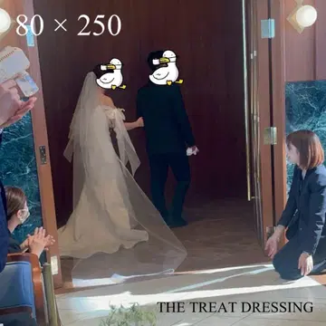 [ THE TREAT DRESSING ] 웨딩 베일 250cm