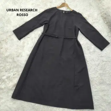 URBAN RESEARCH ROSSO 허리 벨트 원피스 블랙