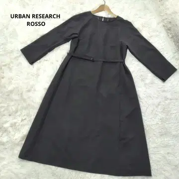 URBAN RESEARCH ROSSO 허리 벨트 원피스 블랙