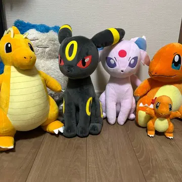 포켓몬 봉제 인형 세트 블래키 이브이 카이류 카비곤