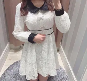 evelyn 비쥬리본op 원피스 화이트