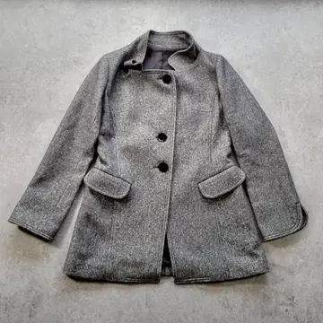 [ 새상품급 ] ULURU 울 코트 그레이 M 상당 일본제