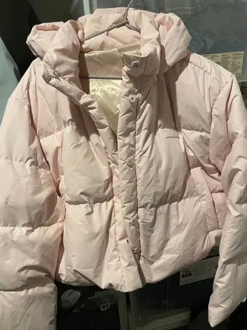 Herlipto 후디드 다운 자켓 핑크