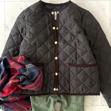 새상품급 트래디셔널 웨더웨어 아클리 퀼팅 34 브라운