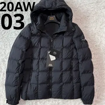 컨디션 최상/L 타트라스 다운 자켓 제소 2way 더블 지퍼 다크 네이비