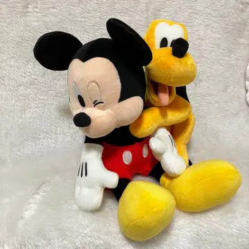 미키마우스 플루토 봉제 인형 도쿄 디즈니랜드 공식 26cm