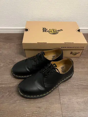 닥터 마틴 블랙 가죽 신발