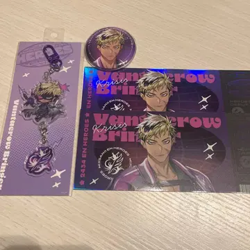 니지산지 AGF 하프애니메이션 캔뱃지 아크릴 키링 카드 벤타크로우 브링거