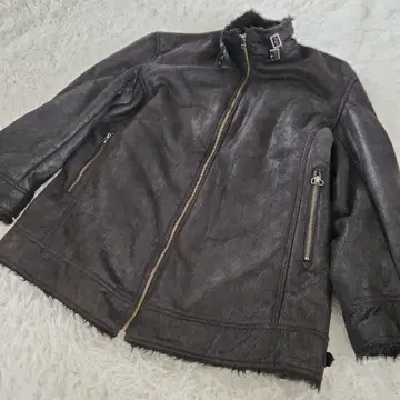 KANSAI JEANS 퍼 무스탕 자켓 코트 가죽 빅사이즈