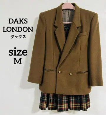 새상품급 DAKS LONDON 닥스 자켓 체크 무늬 스커트 M
