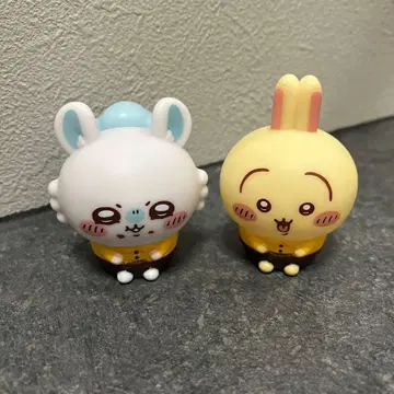 치이카와 코스 토끼 모몽가 소프트 비닐 인형 2개 세트 피규어