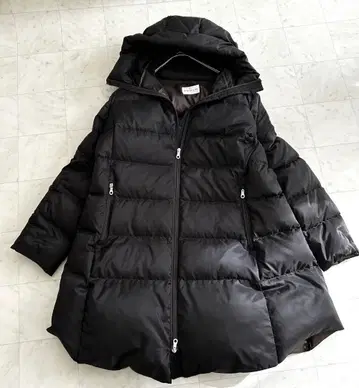 SIMPLE LIFE 심플 라이프 롱 다운 코트 브라운 루즈핏