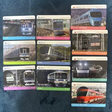 오다큐선 기차 카드 10장 세트