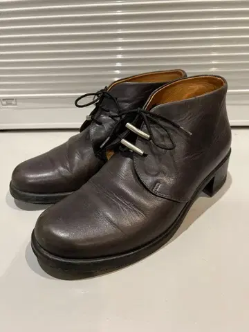 이탈리아제 레이스업 부츠