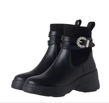 다이애나 크리스탈 버클 숏부츠