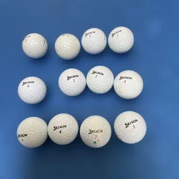 골프공 총 50개 이상 고품질 Srixon Titleist