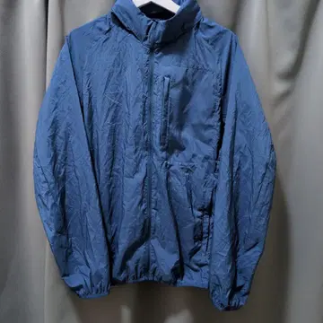 UNIQLO 네이비 나일론 자켓 후드 부착 미사용 새상품